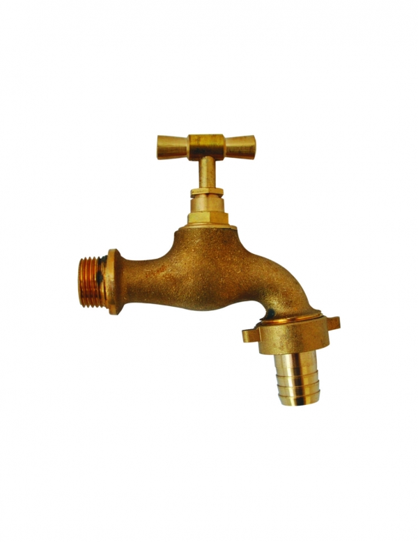 КАНЕЛКА МЕСИНГОВА С ЩУЦЕР 1/2"X1/2"