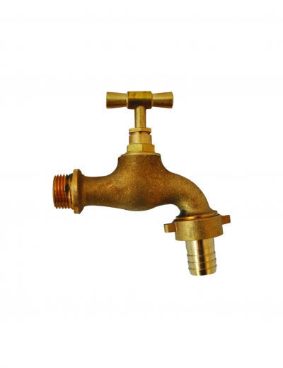 КАНЕЛКА МЕСИНГОВА С ЩУЦЕР 1/2"X1/2"